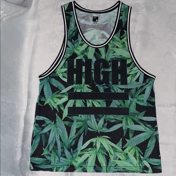 uh Other - Weed tank top camisole sleeveless T-shirt 🌱
